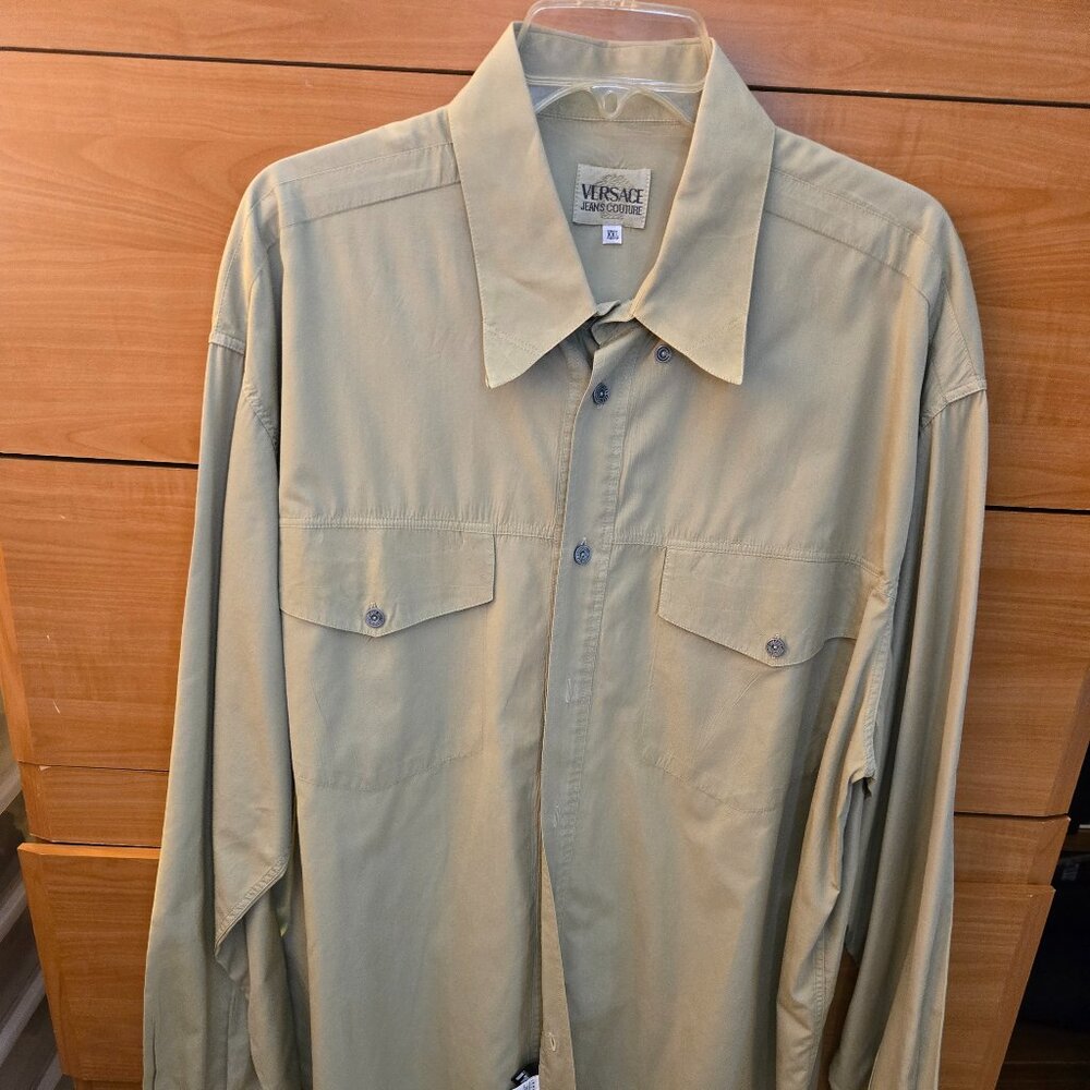 VERSACE JEANS COUTURE- Men's Button Down Shirt. Size XXL.
